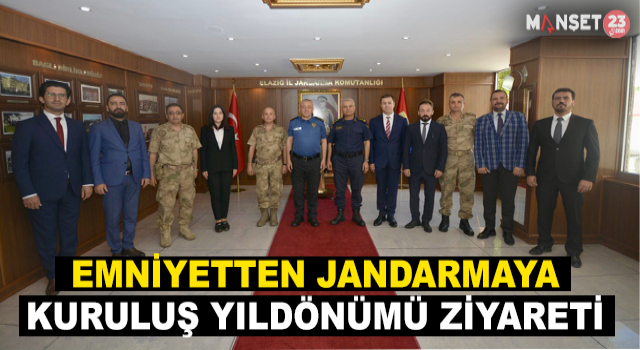 Emniyetten Jandarmaya Kuruluş Yıldönümü Ziyareti