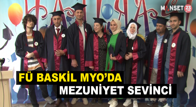 Fırat Üniversitesi Baskil MYO Mezunlarını Uğurladı