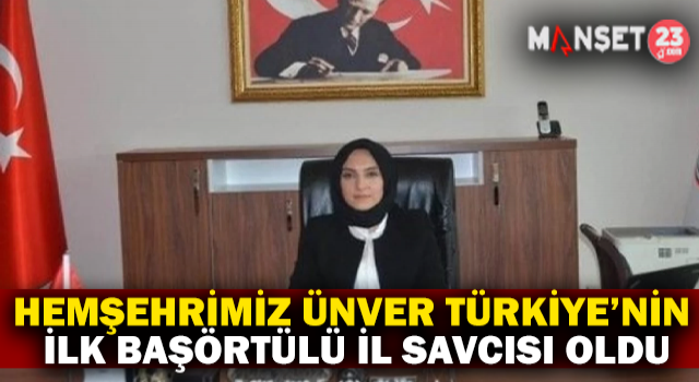 Hemşehrimiz Tuba Ersöz Ünver, Türkiye'nin İlk Başörtülü İl Başsavcısı Oldu