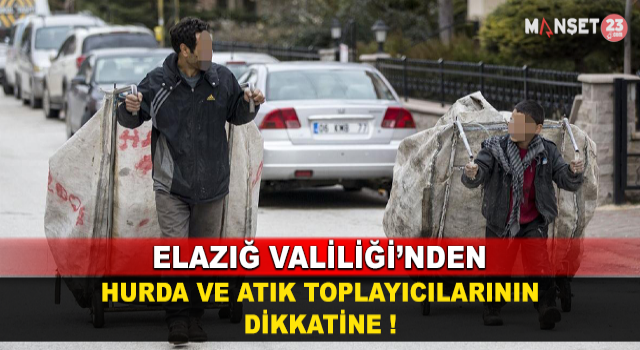 Hurda Ve Tık Toplayıcılarına Yelek İle Yaka Kartı Şartı