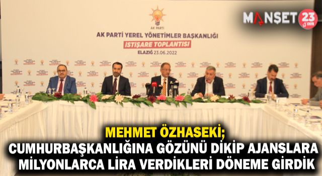 Özhaseki, “O 6’lı Masanın Altında Üstünde Tartışması Olan Terör Partisi Var, Oraya Da Kontenjan Veriyorlar
