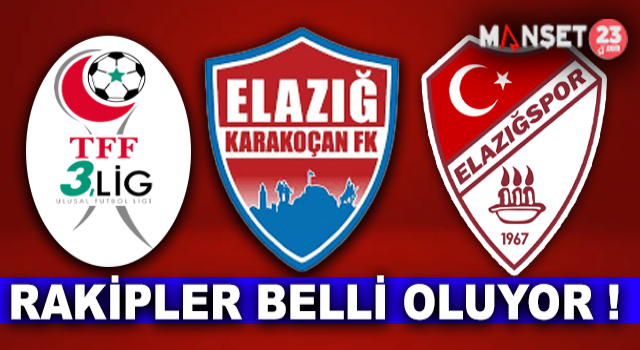 TFF 3. Lig'de Rakipler Belli Oluyor