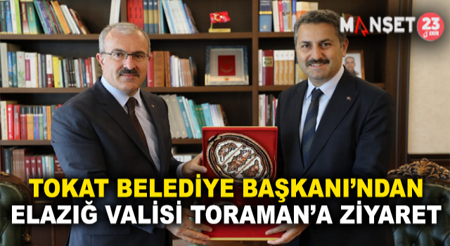 Tokat Belediye Başkanı Eroğlu, Vali Dr. Toraman’ı Ziyaret Etti