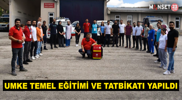 UMKE Temel Eğitimi ve Tatbikatı Yapıldı