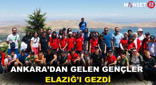 Ankara’dan Gelen Gençler Elazığ’ı Gezdi