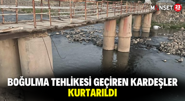Boğulma Tehlikesi Geçiren Kardeşler Kurtarıldı