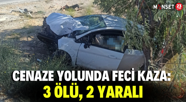Cenaze Yolunda Feci Kaza: 3 Ölü, 2 Yaralı