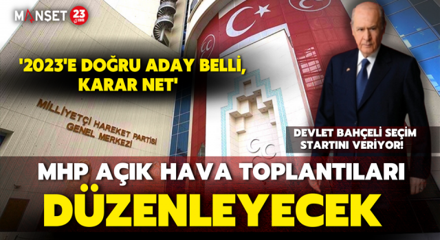Devlet Bahçeli Seçim Startını Veriyor!