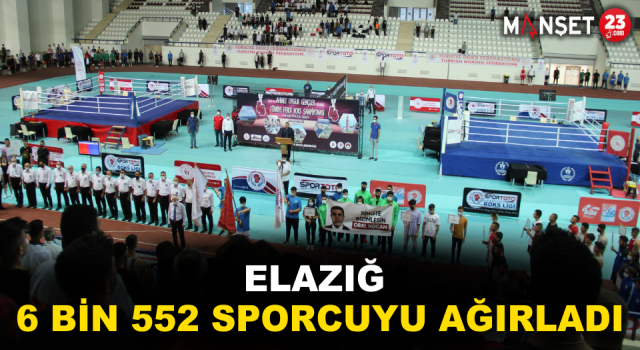 Elazığ 6 Bin 552 Sporcuyu Ağırladı
