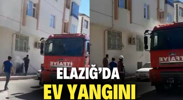 Elazığ’da Ev Yangını