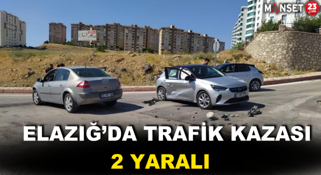 Elazığ’da Trafik Kazası: 2 Yaralı