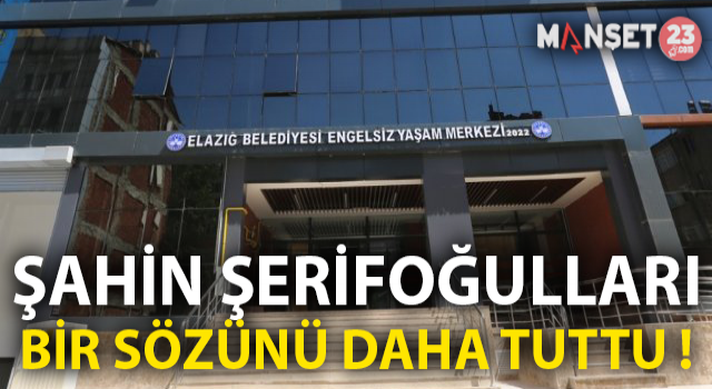 Şerifoğulları Bir Vaadini Daha Gerçekleştirdi