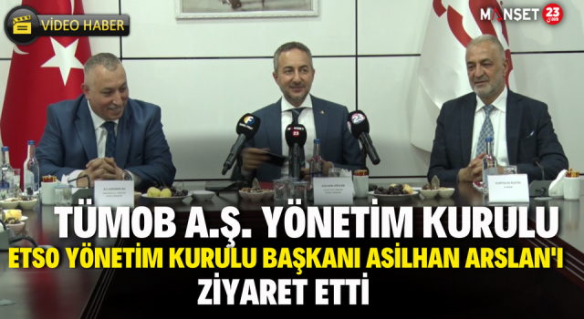 TÜMOB A.Ş. Yönetiminden ETSO'ya Ziyaret