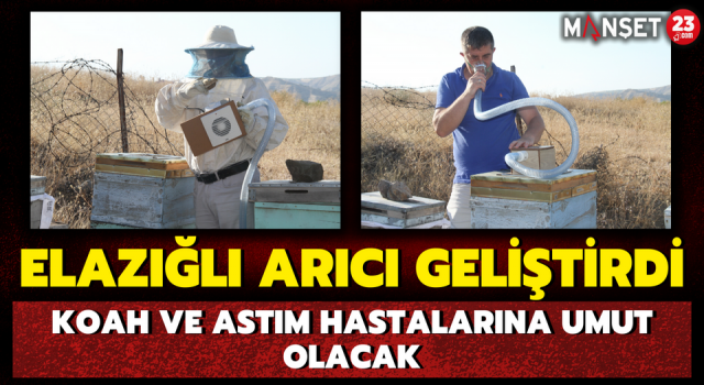 Elazığlı Arıcı Geliştirdi, KOAH ve Astım Hastalarına Umut Olacak