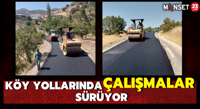 Köy Yollarında Çalışmalar Sürüyor