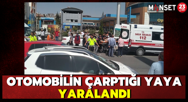 Otomobilin Çarptığı Yaya Yaralandı
