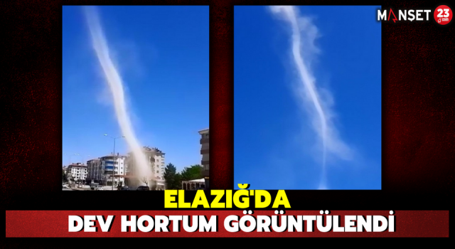 Elazığ'da Dev Hortum Görüntülendi
