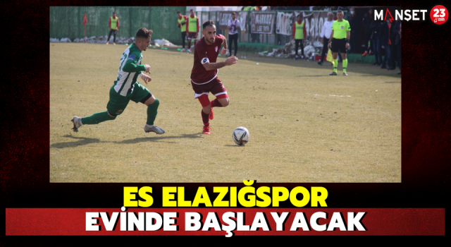 ES Elazığspor Evinde Başlayacak