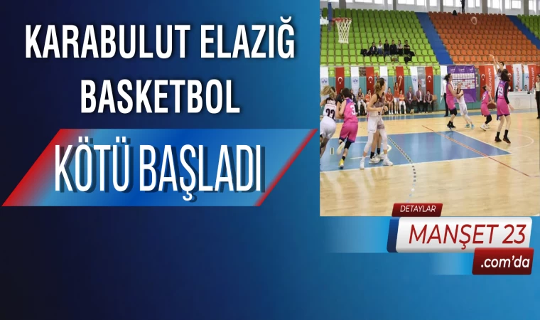 Karabulut Elazığ Basketbol Kötü Başladı