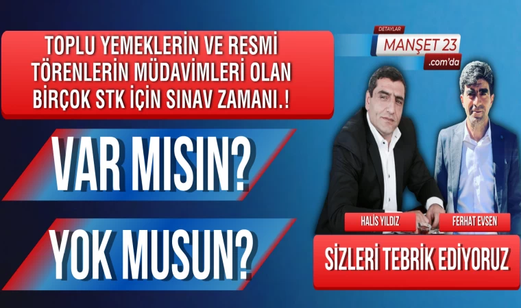 STK'lar İçin Önemli Sınav, VAR MISIN? YOK MUSUN?