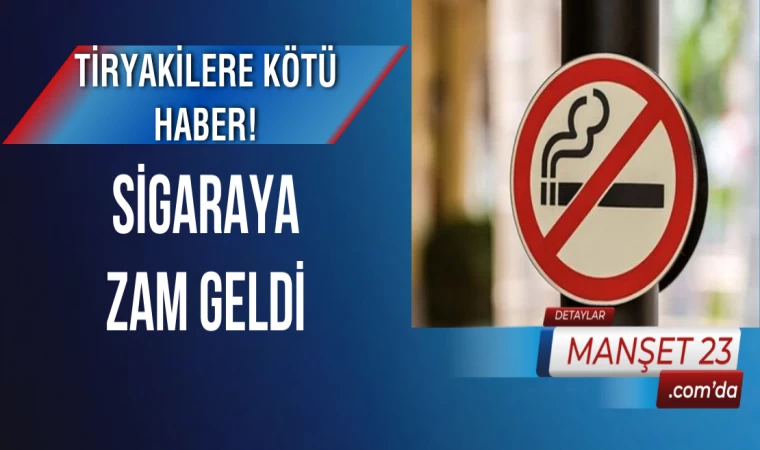 Tiryakilere Kötü Haber! Sigaraya Zam Geldi