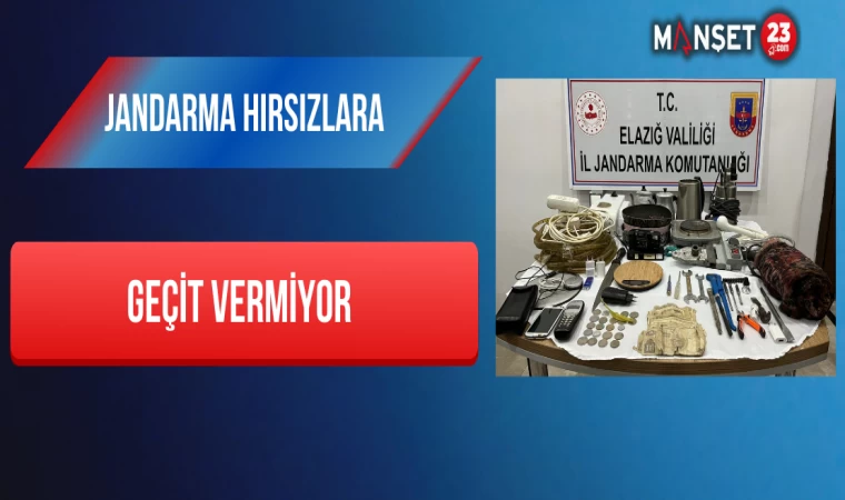 Jandarma Hırsızlara Geçit Vermiyor