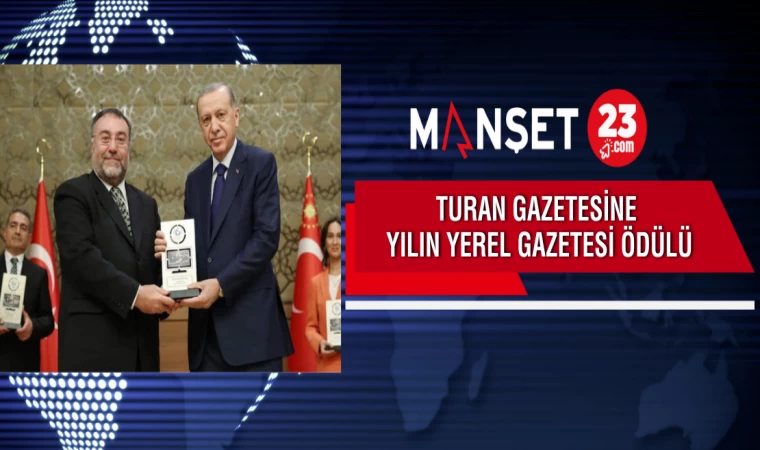 TURAN’a Yılın Yerel Gazetesi Ödülü