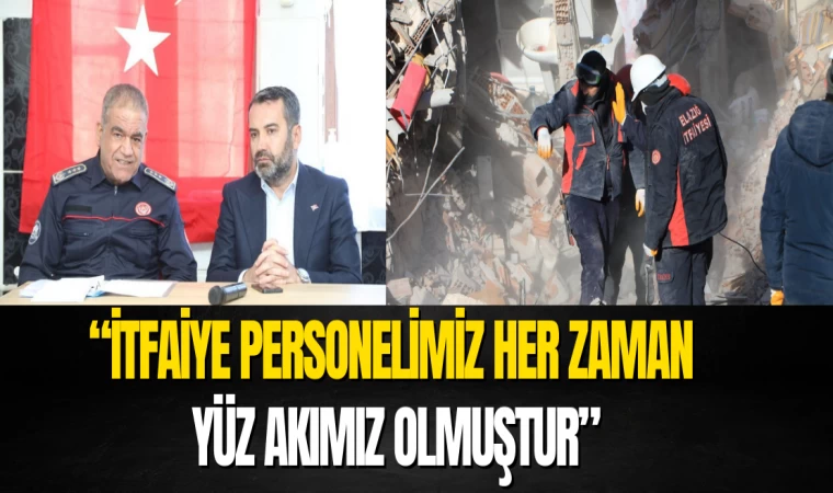 BAŞKAN ŞERİFOĞULLARI, İTFAİYE PERSONELİNİ ZİYARET ETTİ