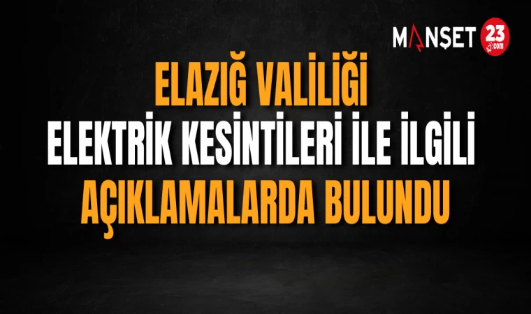 “Tüm Bölgenin Elektrik Sürekliliği Sağlanmıştır”