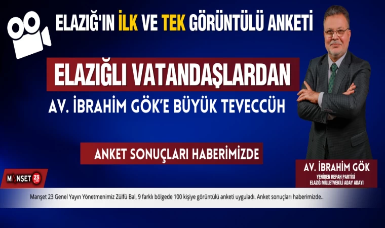Elazığlı Vatandaşlardan Av. İbrahim Gök’e Büyük Teveccüh