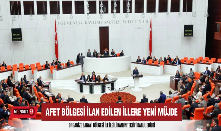 Afet Bölgesi İlan Edilen Şehirlere Müjde