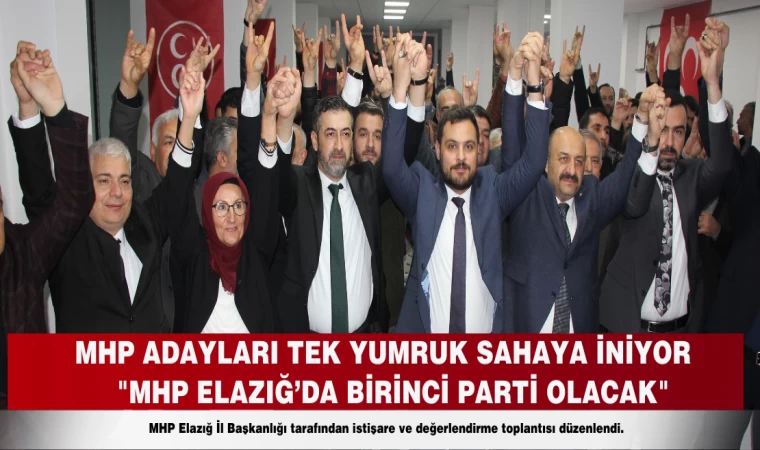 MHP ADAYLARI TEK YUMRUK SAHAYA İNİYOR