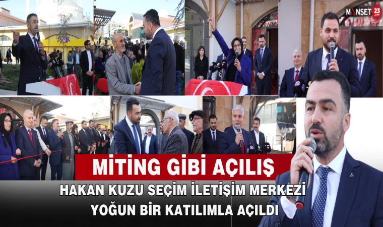 MHP Elazığ Milletvekili Adayı Hakan Kuzu’nun Seçim İletişim Merkezi Yoğun Bir Katılımla Açıldı