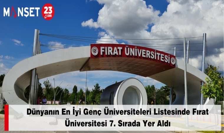 Dünyanın En İyi Genç Üniversiteleri Listesinde Fırat Üniversitesi 7. Sırada Yer Aldı