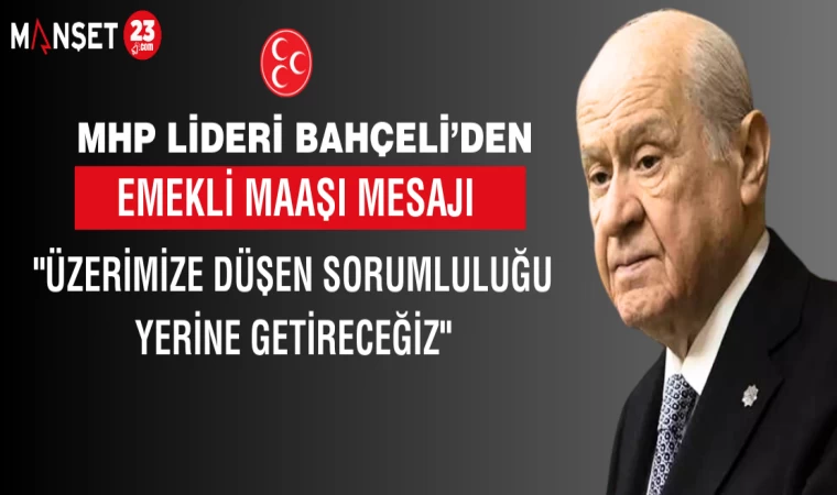 MHP Lideri Devlet Bahçeli'den Önemli Açıklamalar