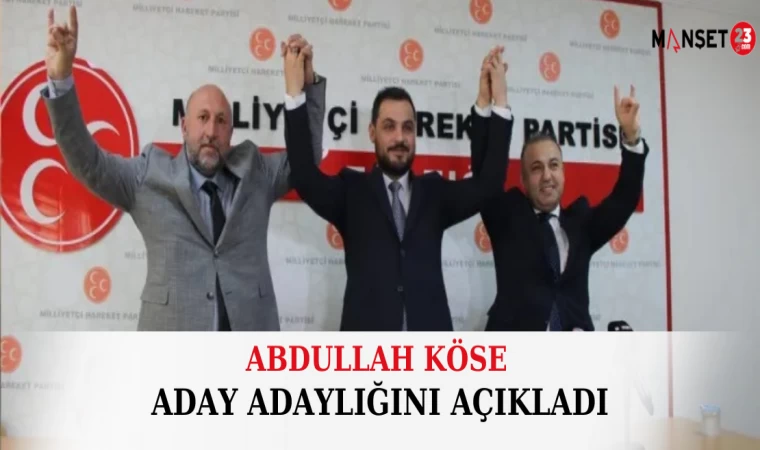 Abdullah Köse Resmi Başvurusunu Yaptı