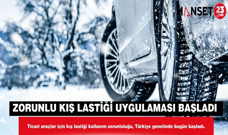 Zorunlu Kış Lastiği Uygulaması Başladı