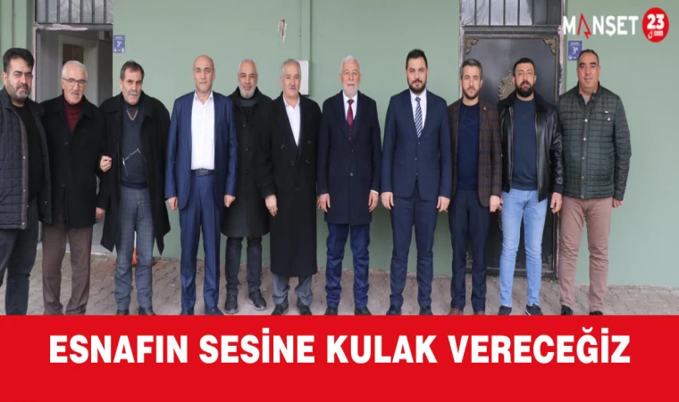 AYGEN; "ESNAFIN SESİNE KULAK VERECEĞİZ"