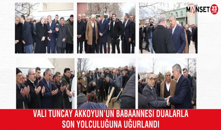 MERHUME AKKOYUN DUALARLA SON YOLCULUĞUNA UĞURLANDI