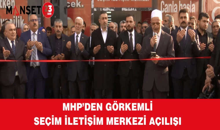 MHP’den Görkemli Seçim İletişim Merkezi Açılışı