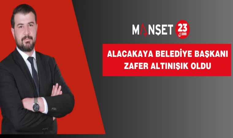 Alacakaya Belediye Başkanı Zafer Altınışık Oldu
