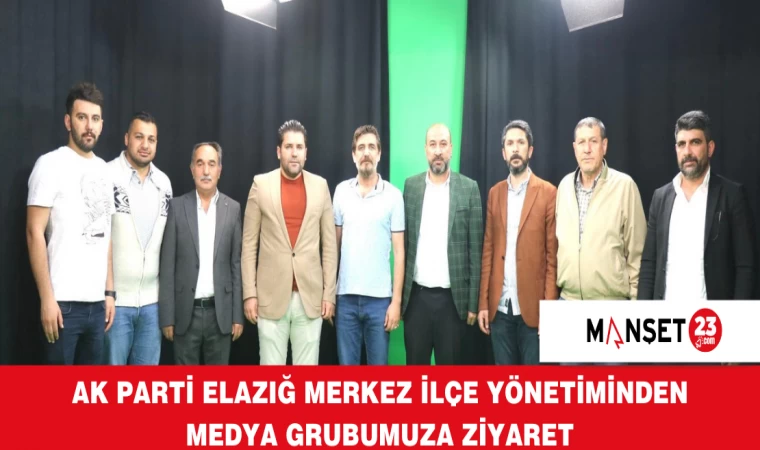AK Parti Elazığ Merkez İlçe Yönetiminden Medya Grubumuza Ziyaret