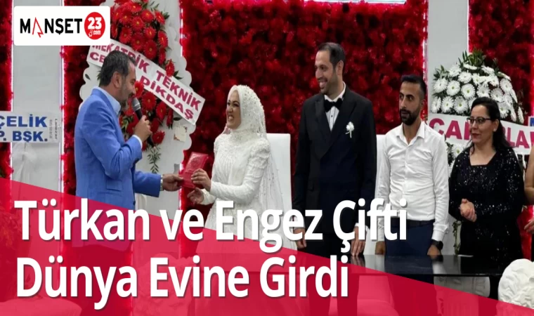 Türkan ve Engez çifti dünya evine girdi