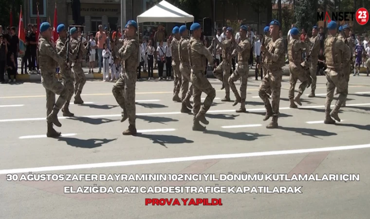 30 Ağustos Zafer Bayramı Öncesi Prova Yapıldı