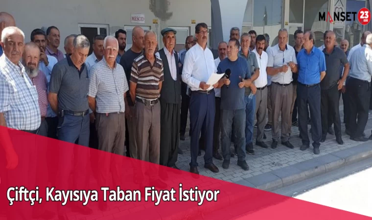 Çiftçi, Kayısıya Taban Fiyat İstiyor