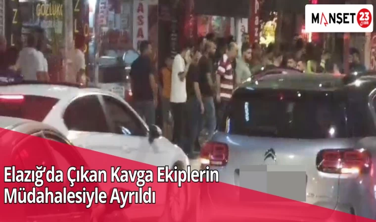 Elazığ’da Çıkan Kavga Ekiplerin Müdahalesiyle Ayrıldı