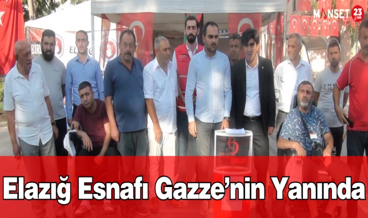 Elazığ Esnafı Gazze’nin Yanında