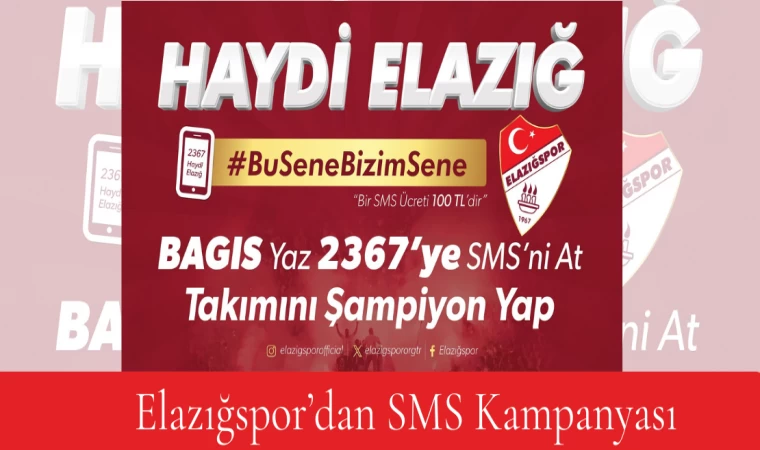 Elazığspor’dan SMS Kampanyası