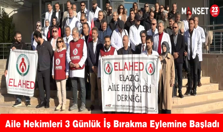 Aile Hekimleri 3 Günlük İş Bırakma Eylemine Başladı