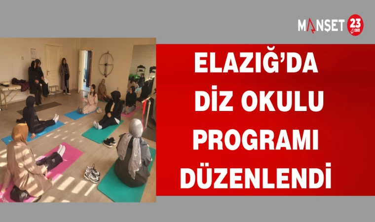 ELAZIĞ'DA DİZ OKULU PROGRAMI DÜZENLENDİ